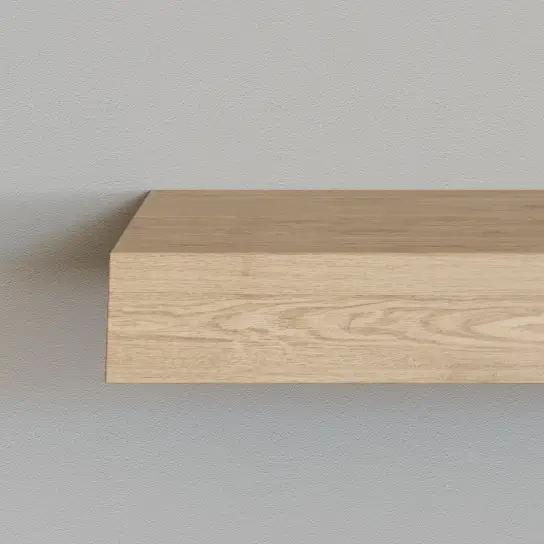 Wandplank tabs - Eiken - 25 mm dik Weekendaanbieding
